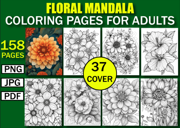 Download Floral Mandala Coloring Pages for Adults - Color Collection