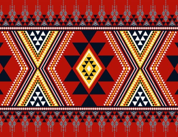 Download Aztec Traditional Colorful Pattern - Color Collection