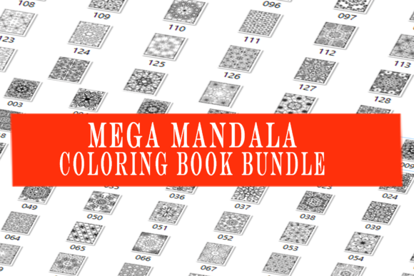 Download Mega Mandala Coloring Book Bundle - Color Collection