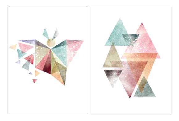 Download Abstract Wall Decoration Water Color - Color Collection