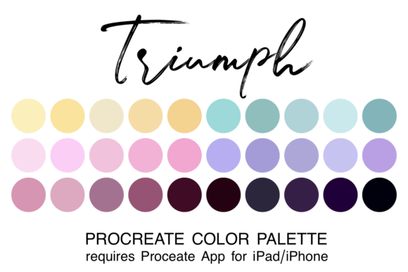 Download Triumph Procreate Color Palette - Color Collection
