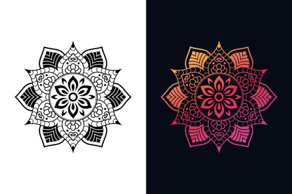 Download Mandala Isolated on White Background - Background Collection