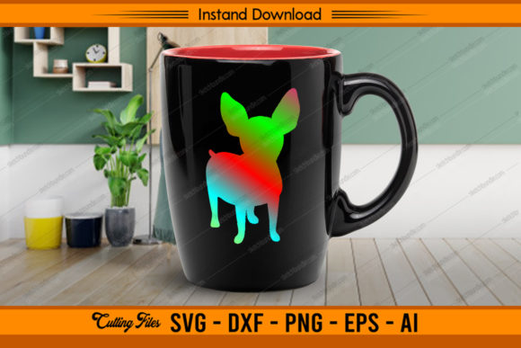 Download Chihuahua Rainbow Color Design - Color Collection