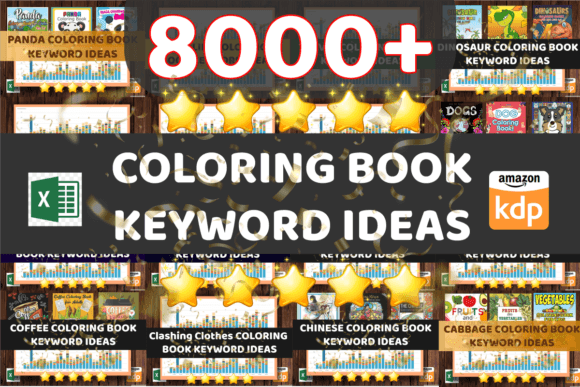 Download 8000+ KDP COLORING BOOK KEYWORD IDEAS - Color Collection