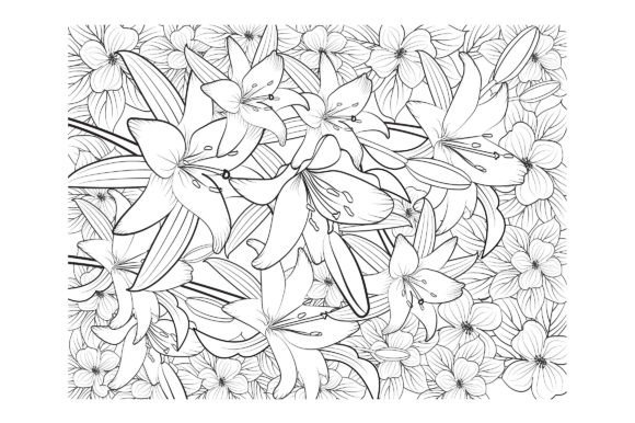 Download Floral Coloring Page Book for Adults - Color Collection