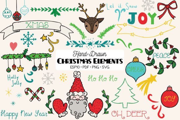 Download Christmas Decorative Elements Color - Color Collection