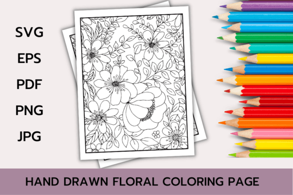 Download Floral Coloring Page Book for Adults - Color Collection