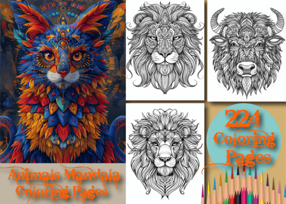 Download Animals Mandala Coloring Book for Adults - Color Collection