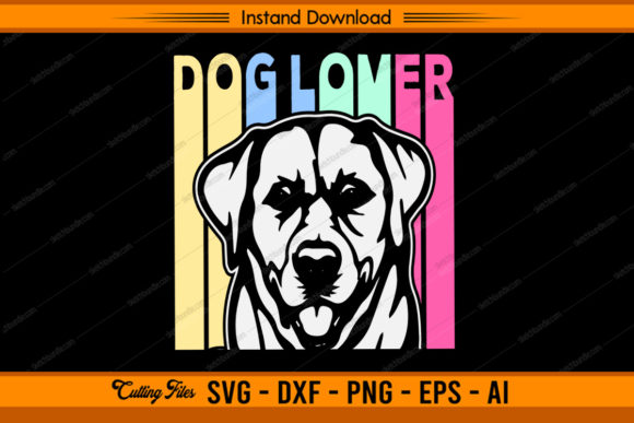 Download Dog Lover Vintage Retro Color Design - Color Collection