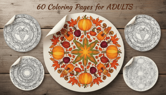 Download 60 Thanksgiving Mandala Coloring Pages - Color Collection