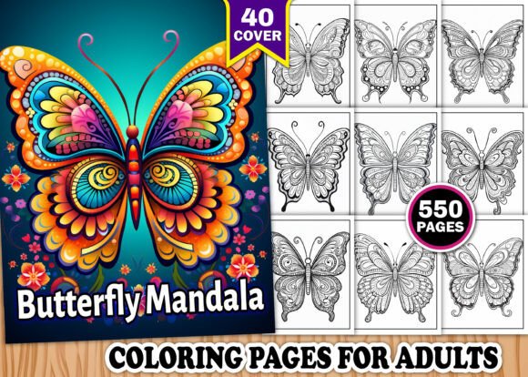 Download Adults Butterfly Mandala Coloring Book - Color Collection