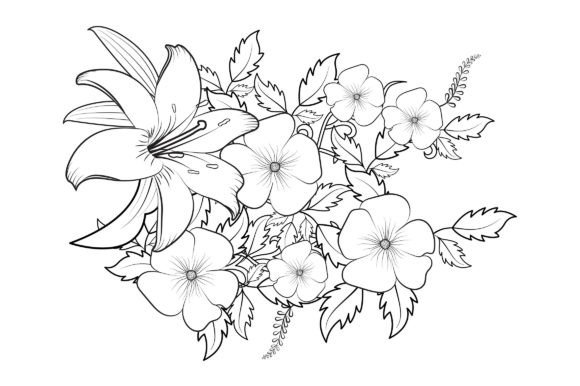 Download Floral Coloring Page Book for Adults - Color Collection