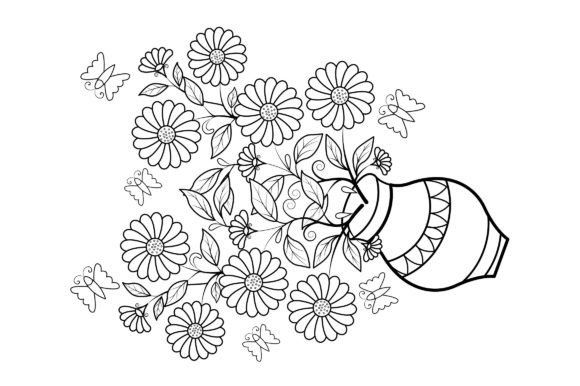 Download Floral Coloring Page Book for Adults - Color Collection