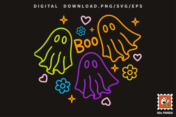 Download Halloween Neon Color Design Art PNG - Color Collection